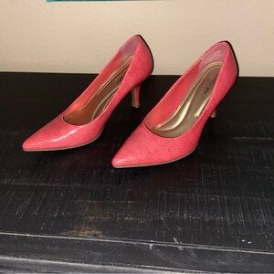 Pink rattlesnake y2k high heels formal cute clogs pumps dress up vibes foot wear